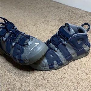 Nike Air uptempo grey/navy blue
